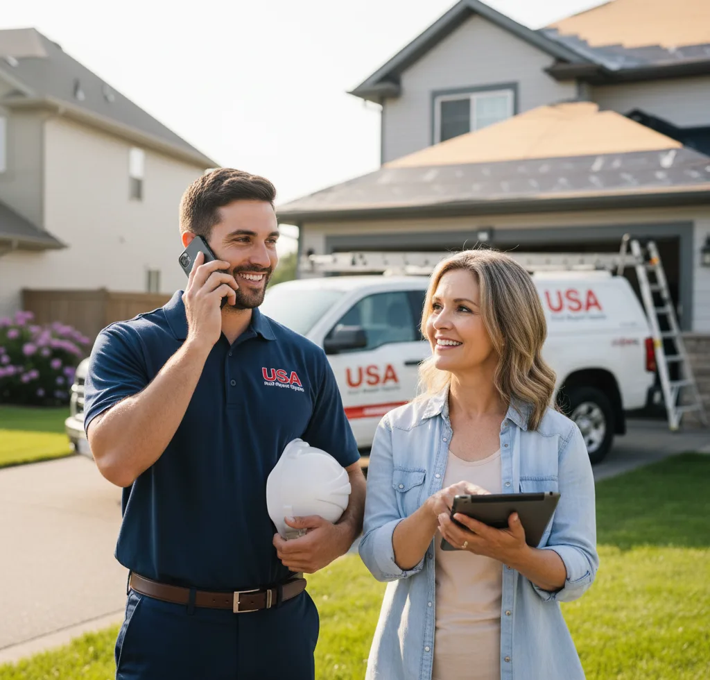 USA Roof Repair Experts customer support in Cedarbluff